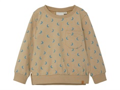 Lil Atelier white pepper sweatshirt måner